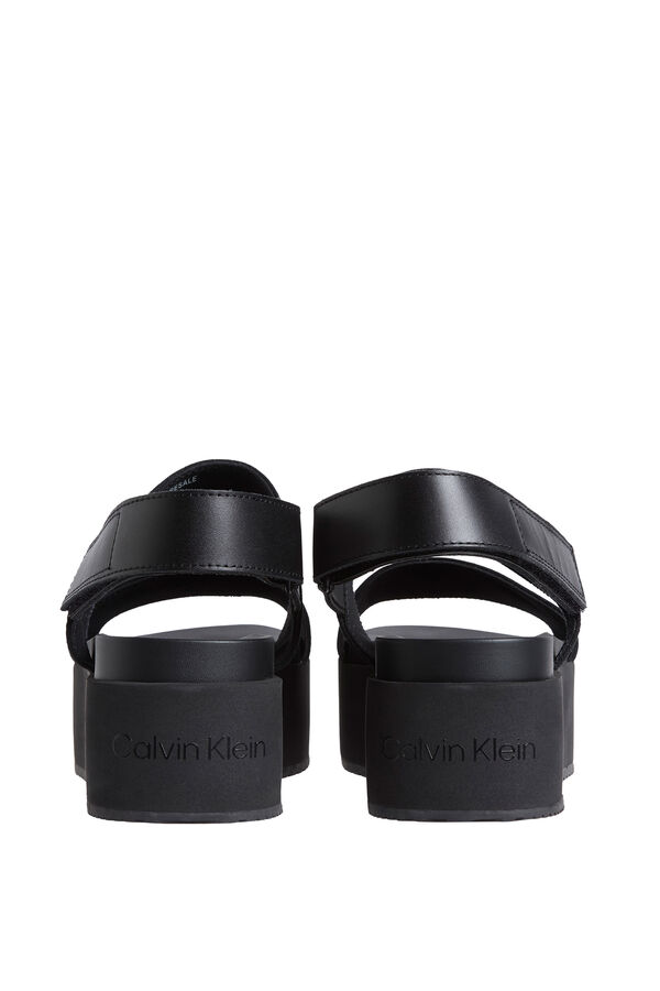 Calvin Klein Sandalias con plataforma negro