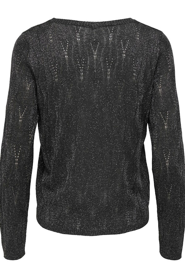 Only Camisola com lurex preto