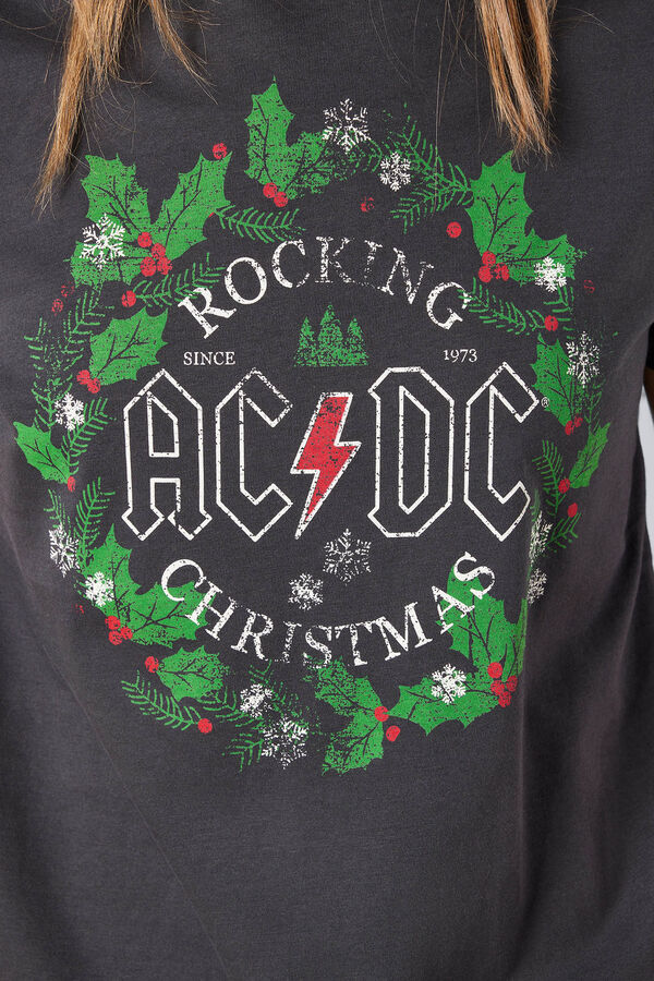 Noisy May T-shirt manga curta "ACDC" preto