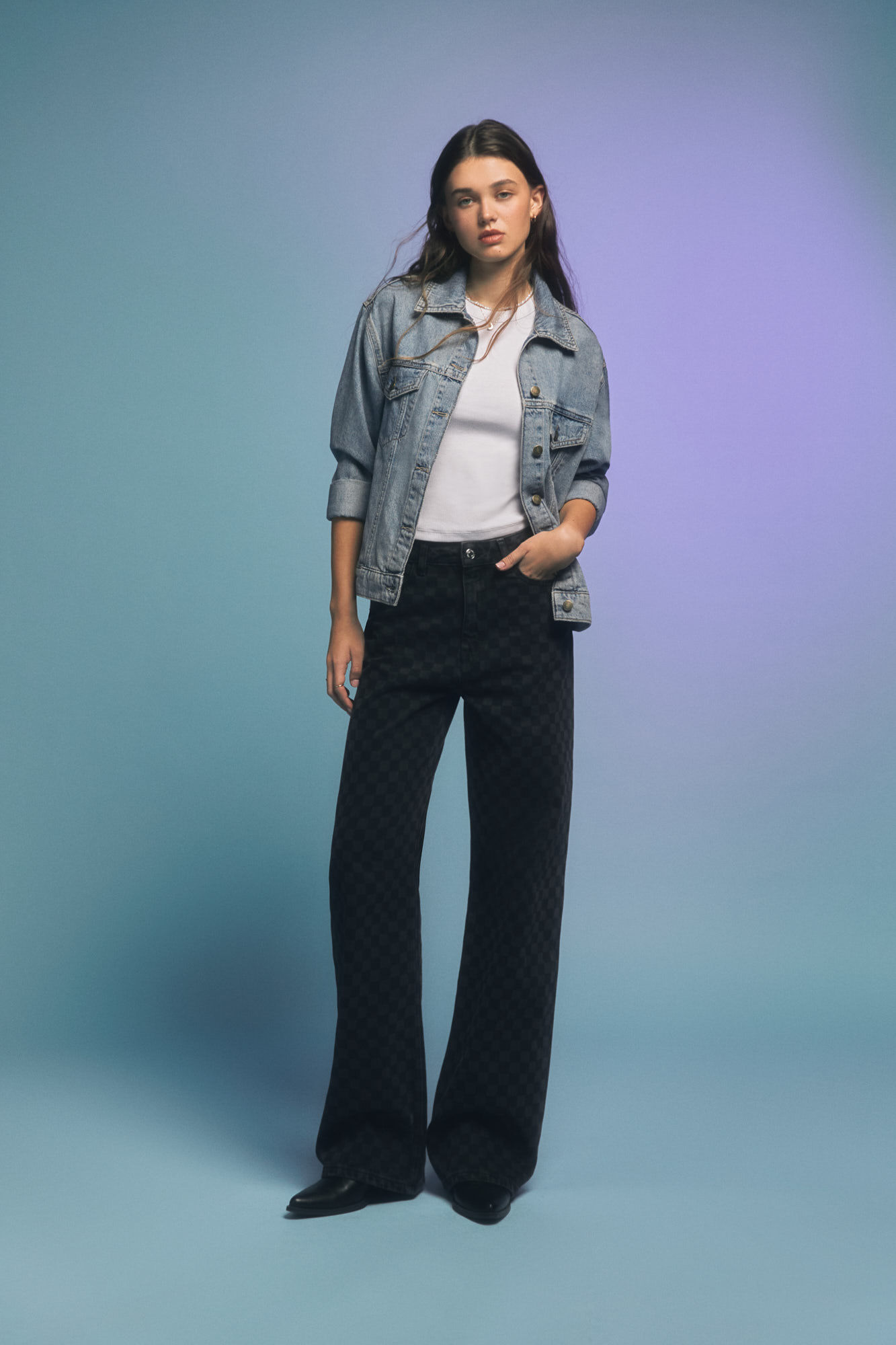 Springfield Cazadora vaquera oversized "Love rush"