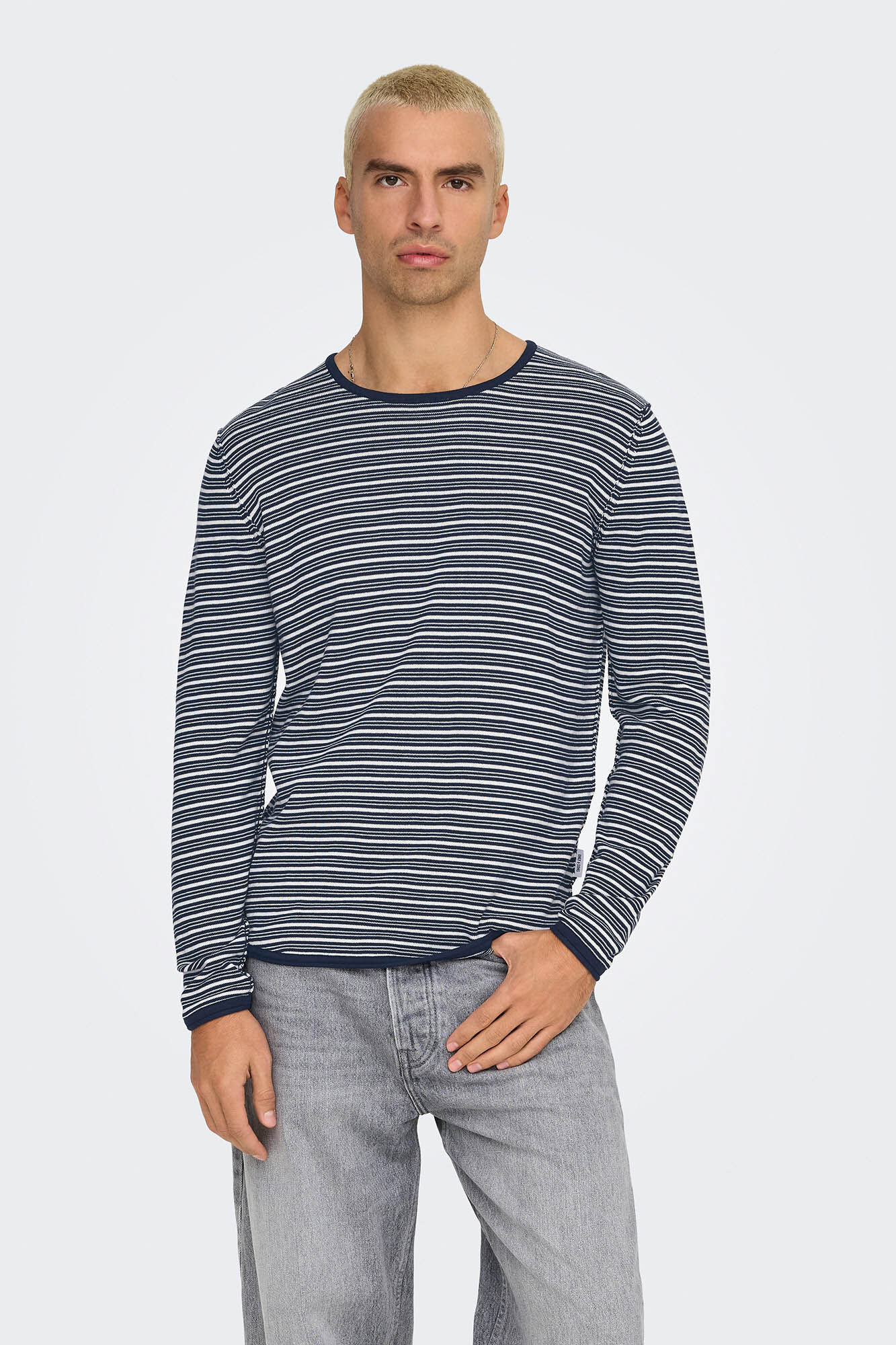 Only & Sons Jersey de hombre de cuello redondo regular fit