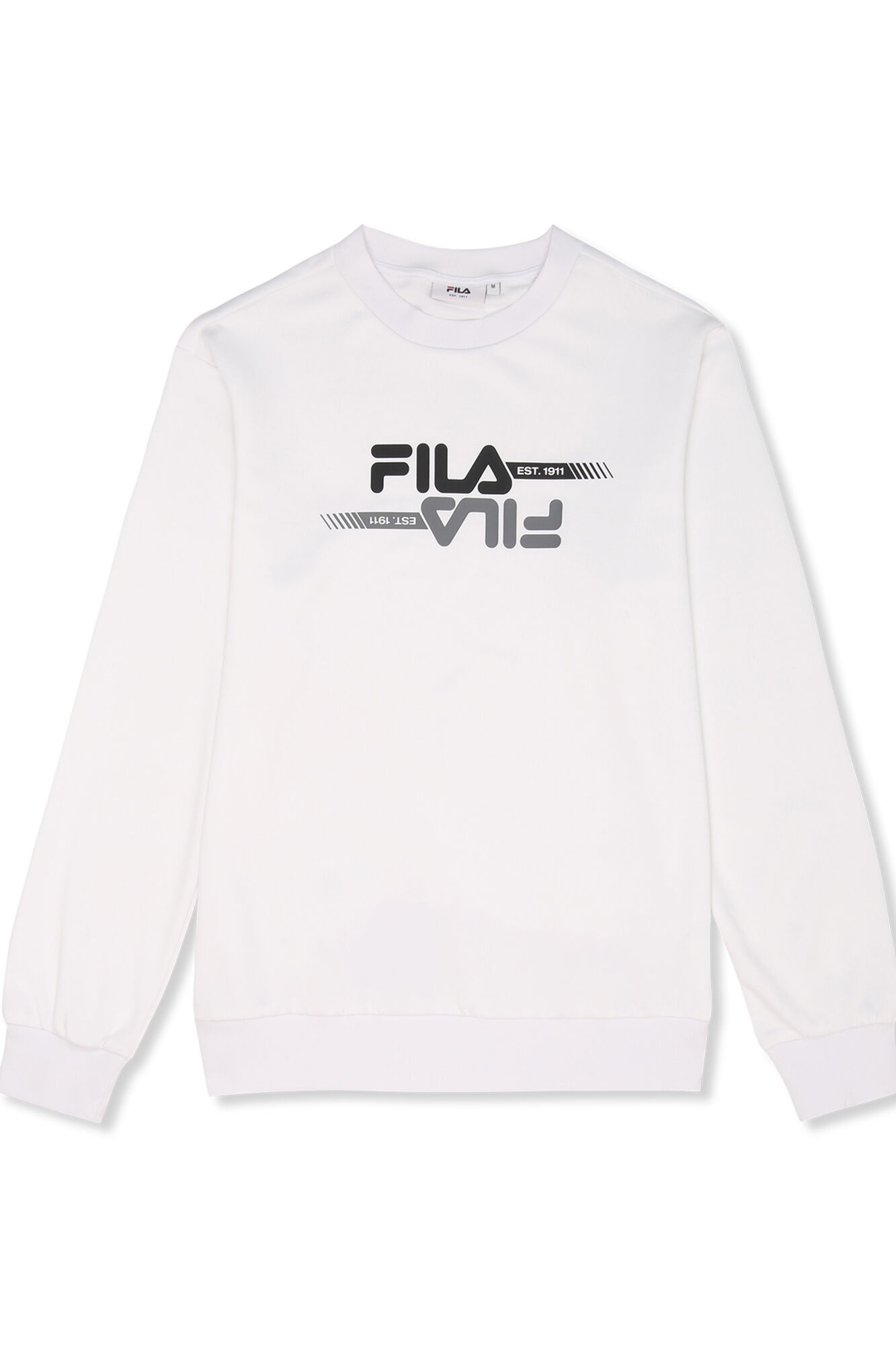 Fila Sweatshirt de manga comprida e gola redonda