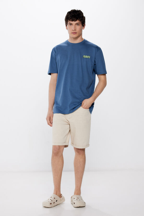 Springfield Camiseta fridays azul