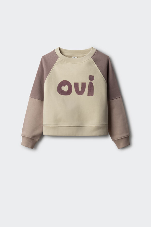 Springfield Kids Sweatshirt de menina OUI rosa