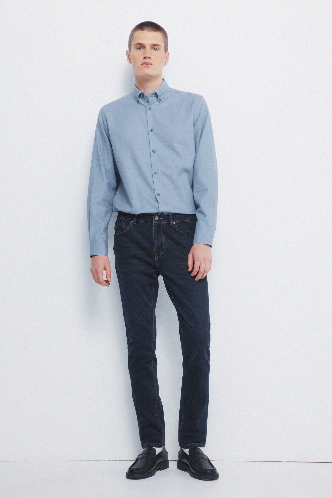 Springfield Jeans azul muy oscuro skinny fit