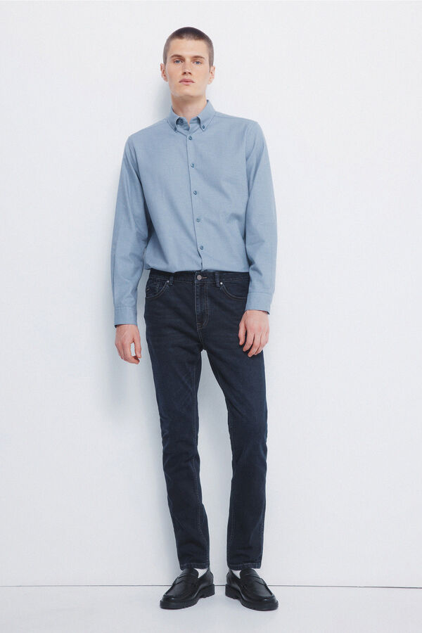 Springfield Jeans azul muy oscuro skinny fit azul