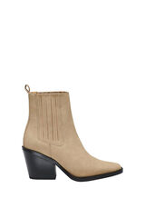 Only Botines bajos tipo cowboy nude