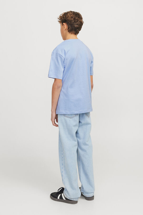 Jack & Jones Junior Camiseta estampada regular fit azul