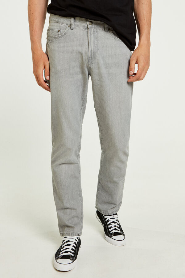 Springfield Jeans regular fit gris claro