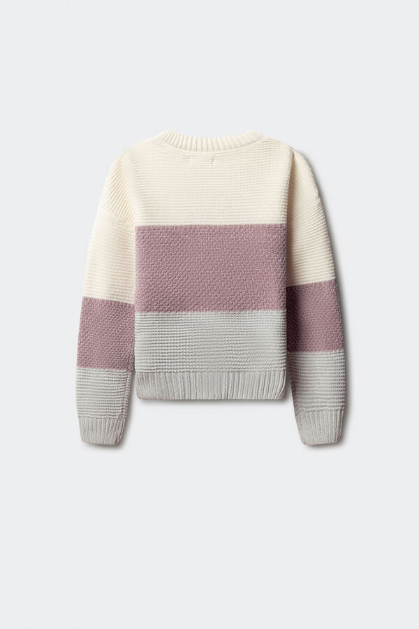 Springfield Kids Jersey Rayas ni&ntilde;a rosa