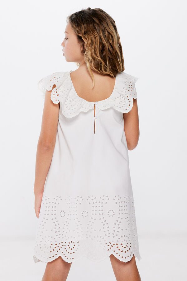 Springfield Kids Vestido bordado su&iacute;&ccedil;o menina estampado