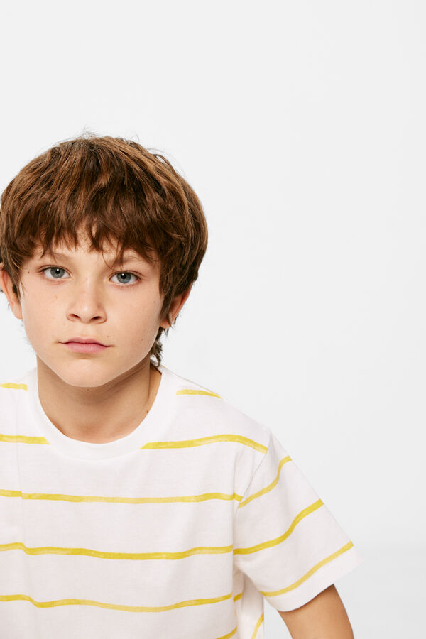 Springfield Kids T-shirt riscas menino vermelho