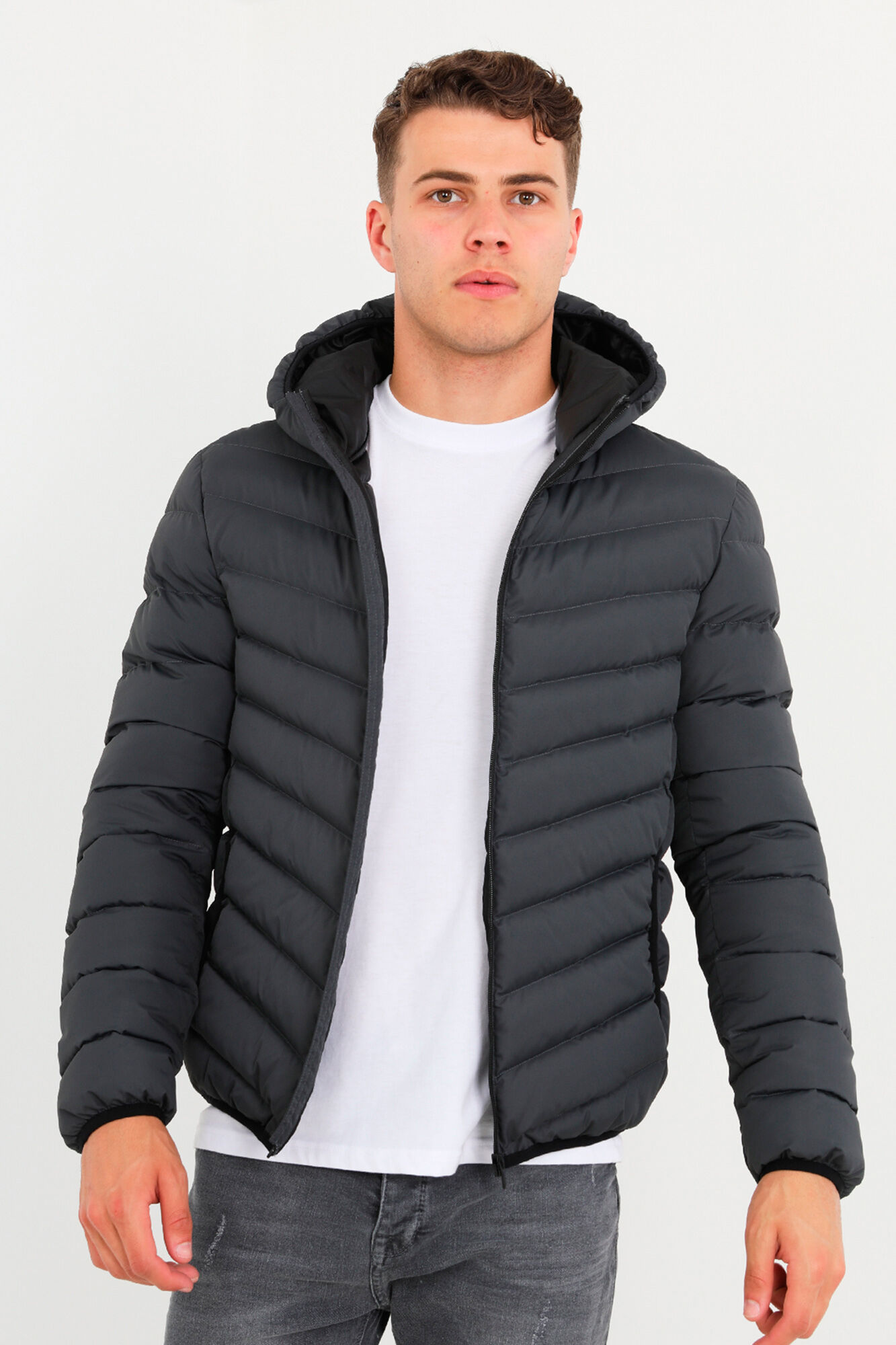 Brave Soul Casaco acolchoada com capuz