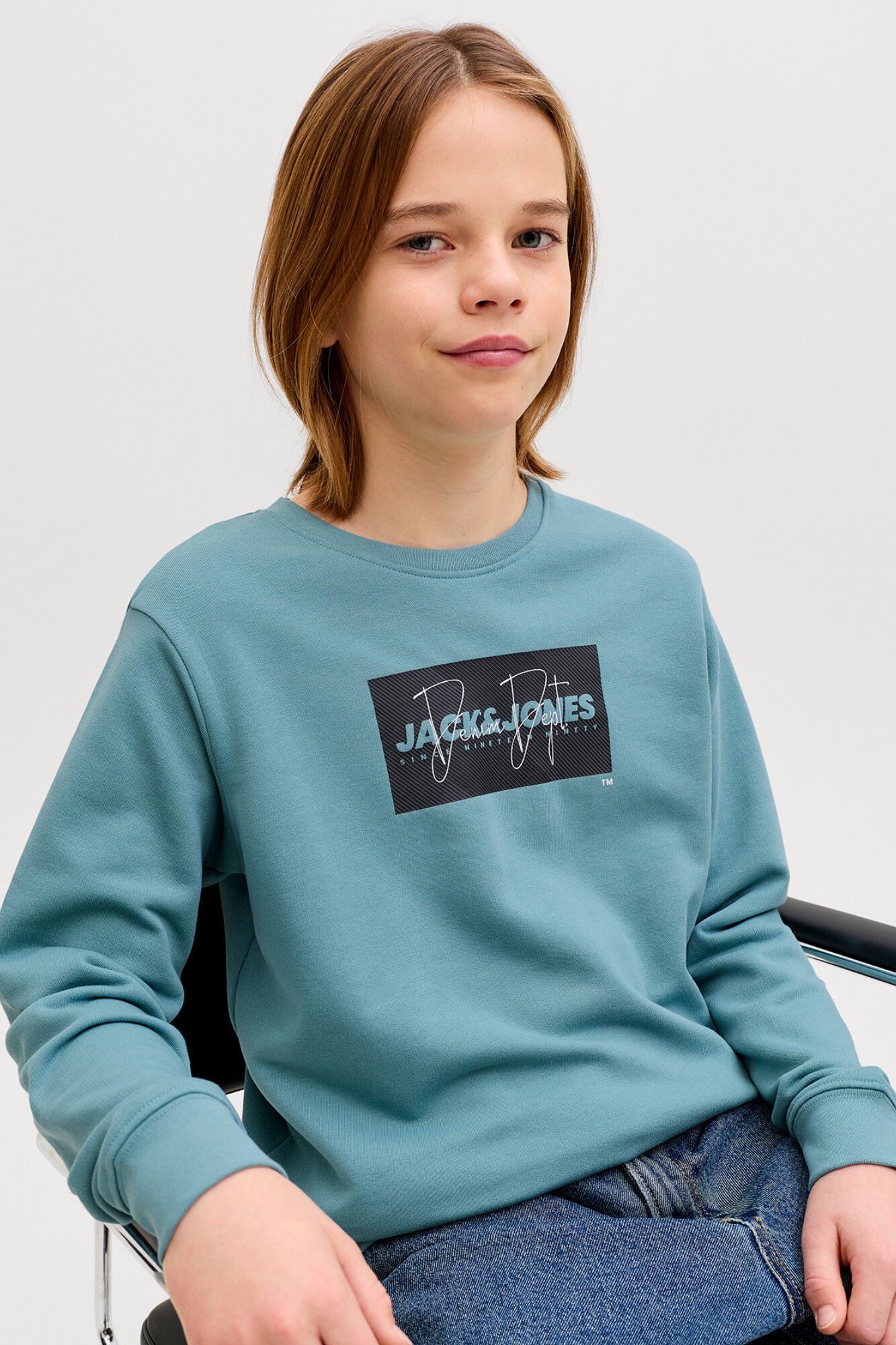 Jack & Jones Junior Sudadera logo cuadrado