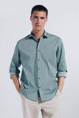 Springfield Camisa popel&iacute;n micro estampado estampado
