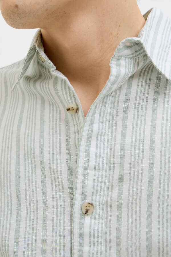 Jack & Jones Camisa de manga curta com ajuste confortável verde