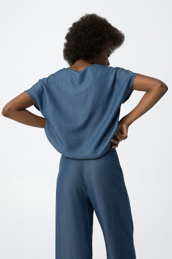 Tiffosi Blusa Denim azul