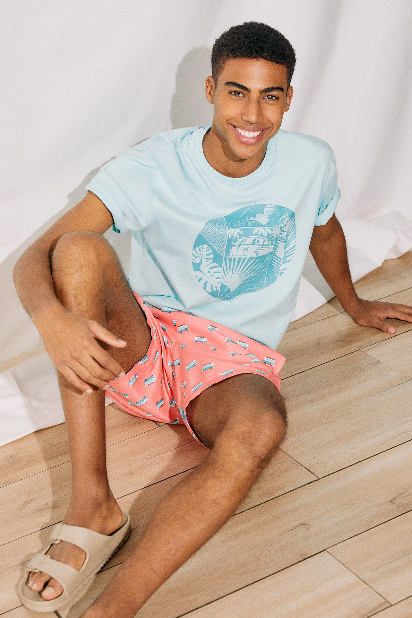 Springfield Ba&ntilde;ador estampado camper van