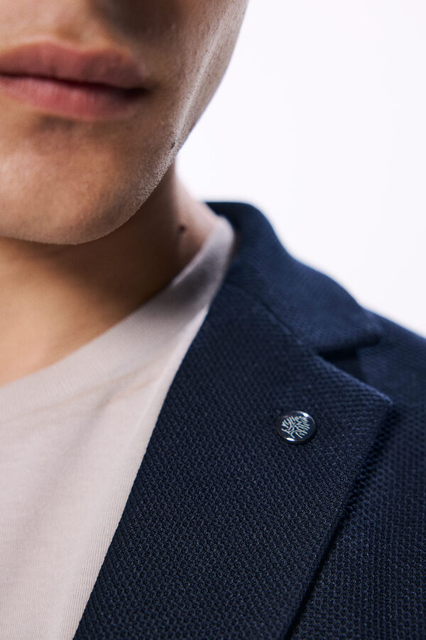 Springfield Blazer olho de perdiz azul