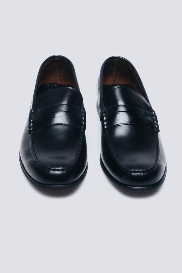 Springfield Mocas&iacute;n piel antifaz negro