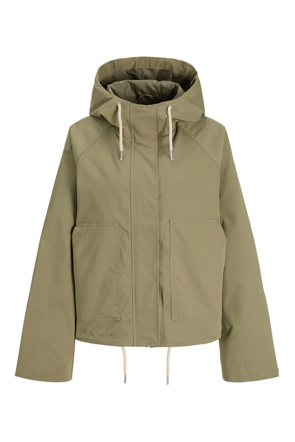 Jack & Jones Jaqueta casual com capuz estampado