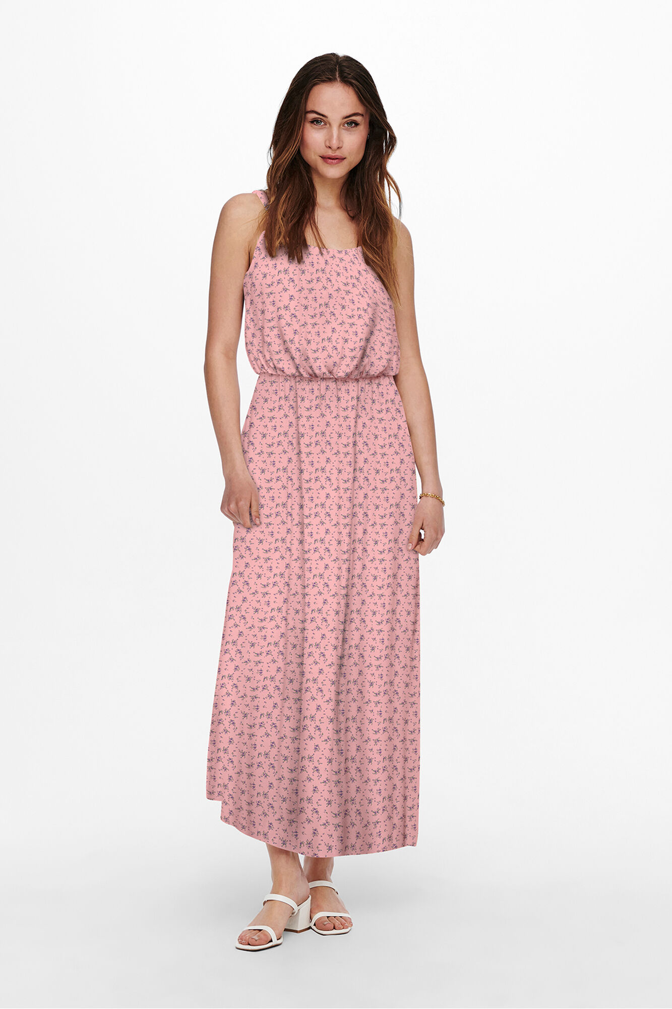 Only Vestido comprido com al&ccedil;as