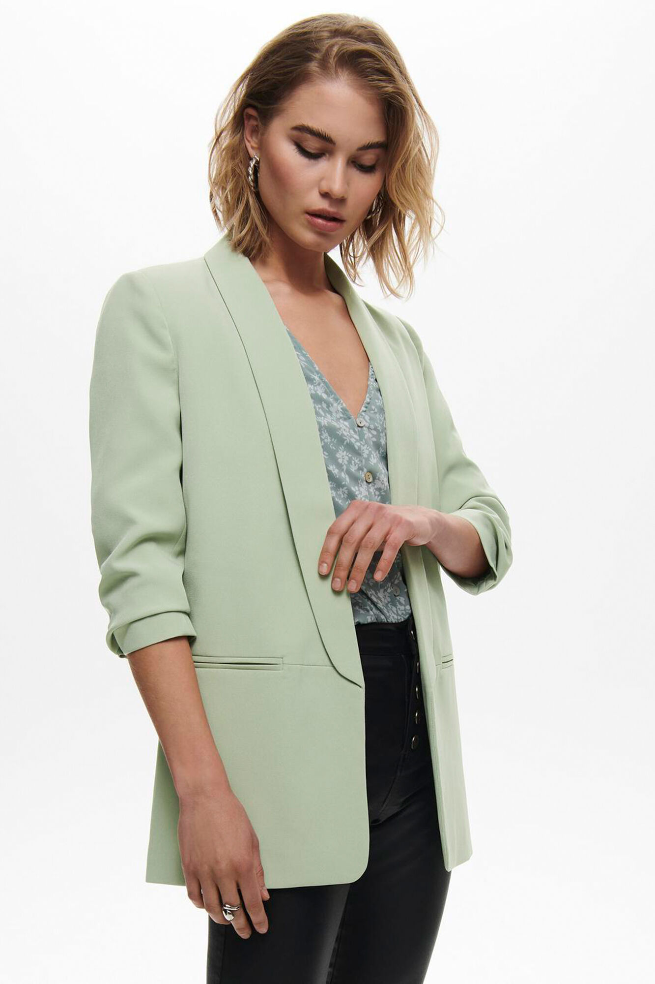 Only Blazer manga 3/4 con solapas