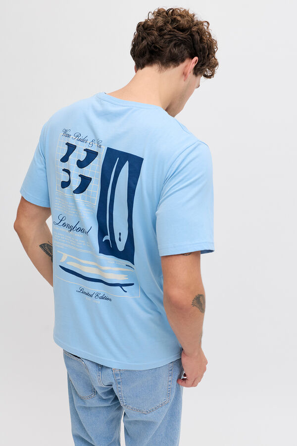 JJ REBEL Camiseta relaxed fit azul