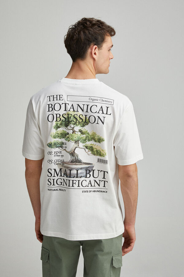 Springfield Camiseta botanical obsession marfil