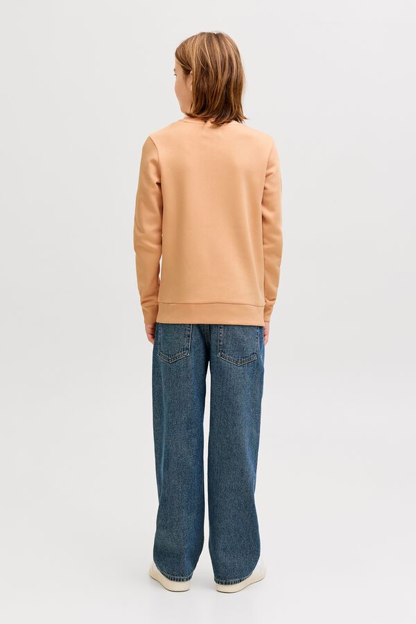 Jack & Jones Junior Sweatshirt logo grande vermelho