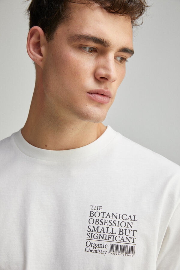 Springfield Camiseta botanical obsession marfil