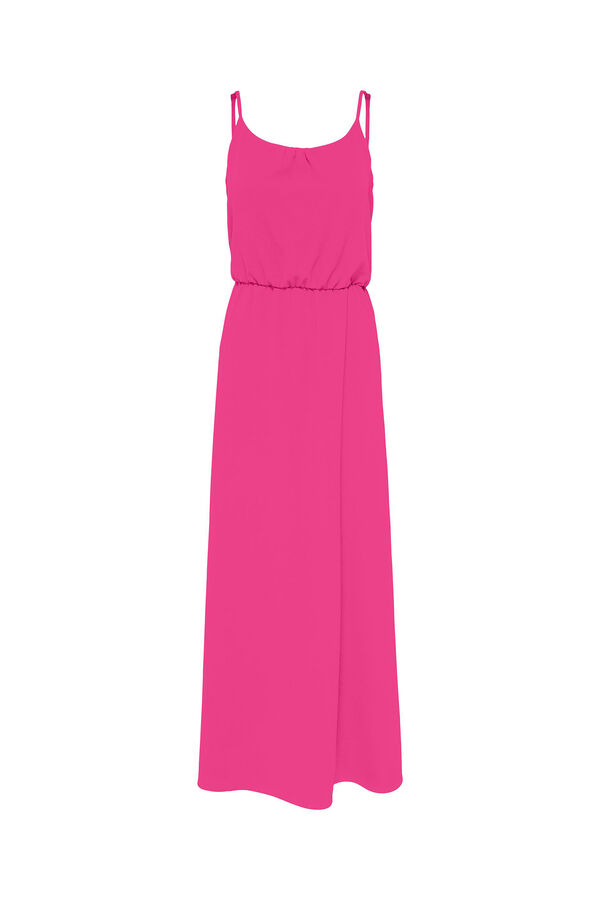 Only Vestido longo com al&ccedil;as ajust&aacute;veis rosa