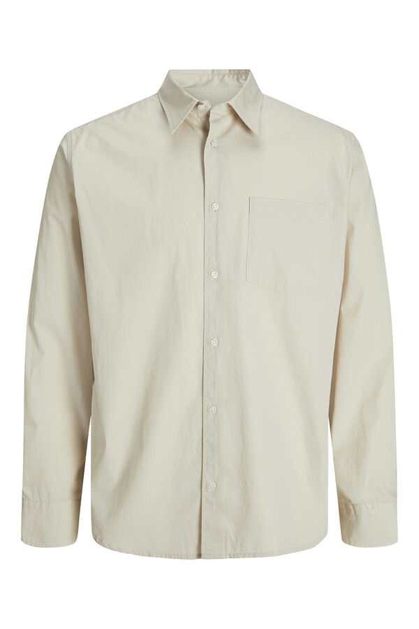 Jack & Jones Camisa relaxed fit cinzento