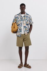 Springfield Bermudas fluidas wide fit bege