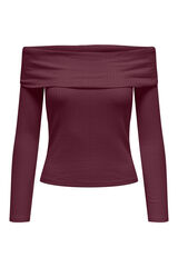 JDY Top ombros descobertos rosa