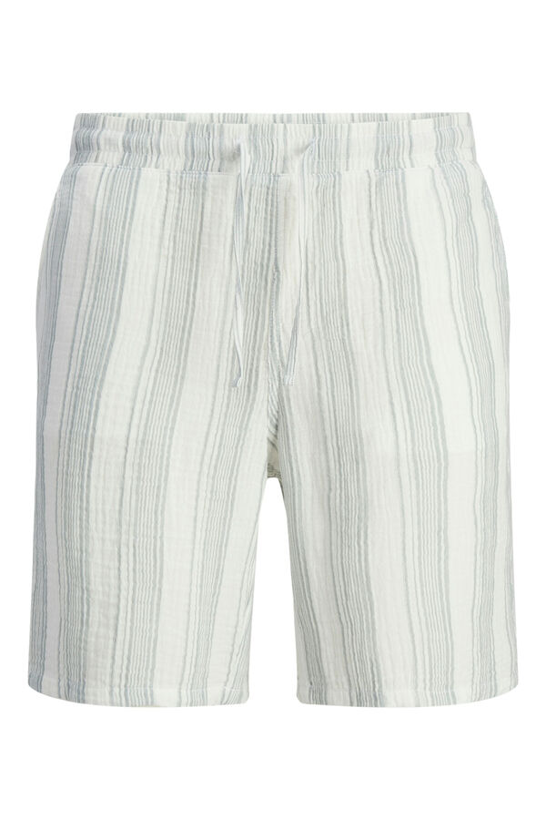 Jack & Jones Short relaxed fit estilo jogger blanco