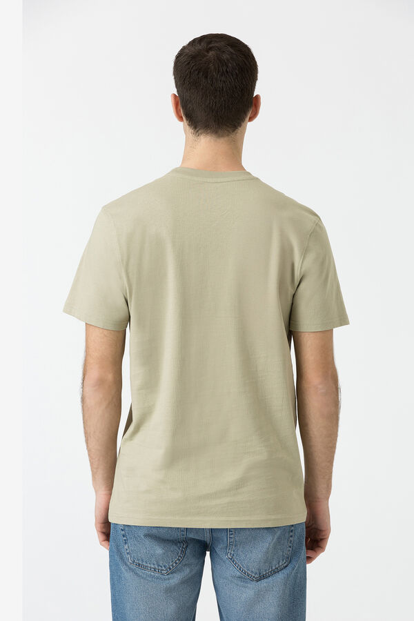 Tiffosi T-shirt estampada bege