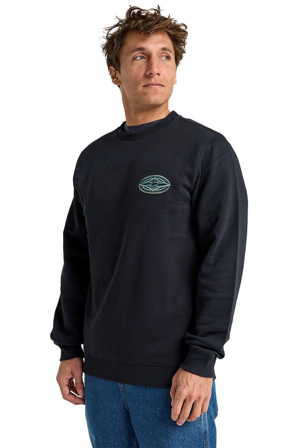 Billabong Sudadera cuello redondo negro