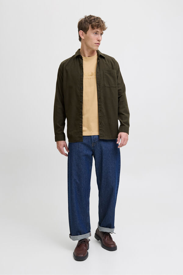 Jack & Jones Camisa regular fit verde