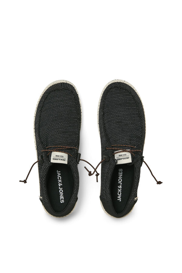 Jack & Jones Zapato Mocas&iacute;n Tejido negro