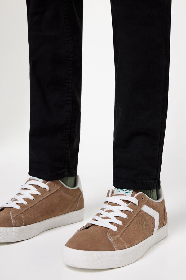 Springfield Pantal&oacute;n 5 bolsillos color skinny lavado negro