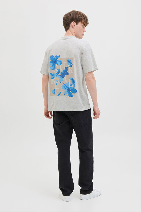 JJ REBEL Camiseta back print blanco