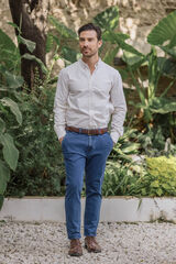 Celopman Chino Slim Denin azul