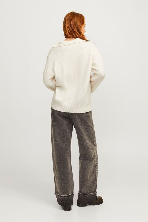 Jack & Jones Su&eacute;ter liso tipo polo estampado