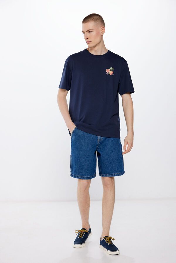 Springfield Camiseta picnic azul