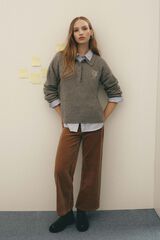 Springfield Pantalones sailor pana tostado