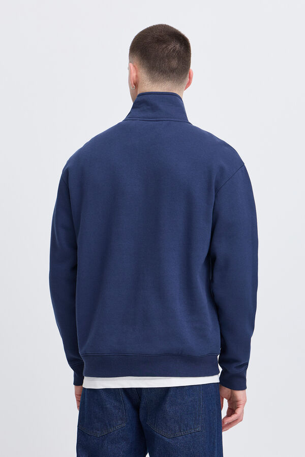 Blend Sudadera cuello alto azul