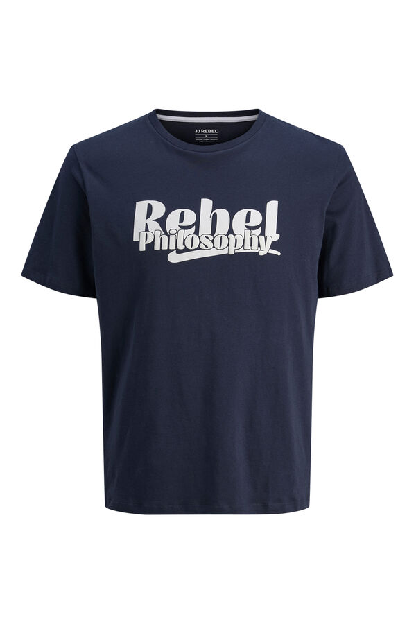 JJ REBEL Camiseta regular fit azul