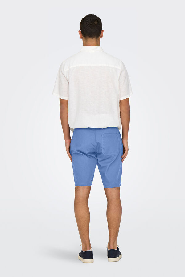 Only & Sons Bermuda chino azul