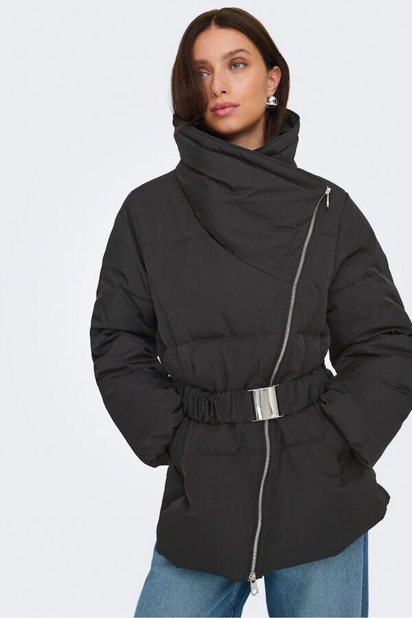 Only Chaqueta acolchada negro